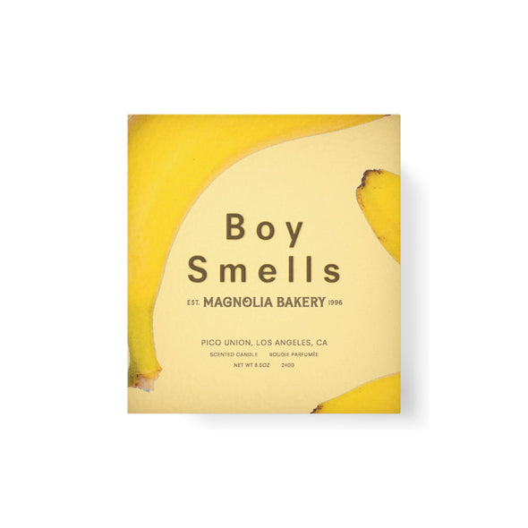 Boy Smells Candle: Banana Pudding