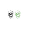 Tattly: Glowing Skulls