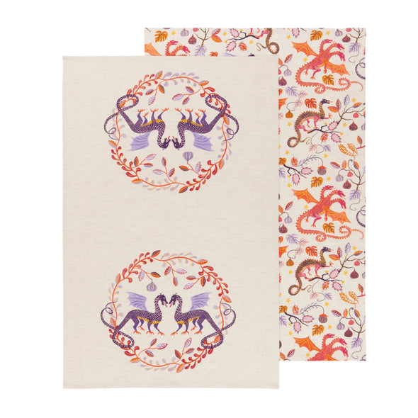 Tea Towel Set: Ember