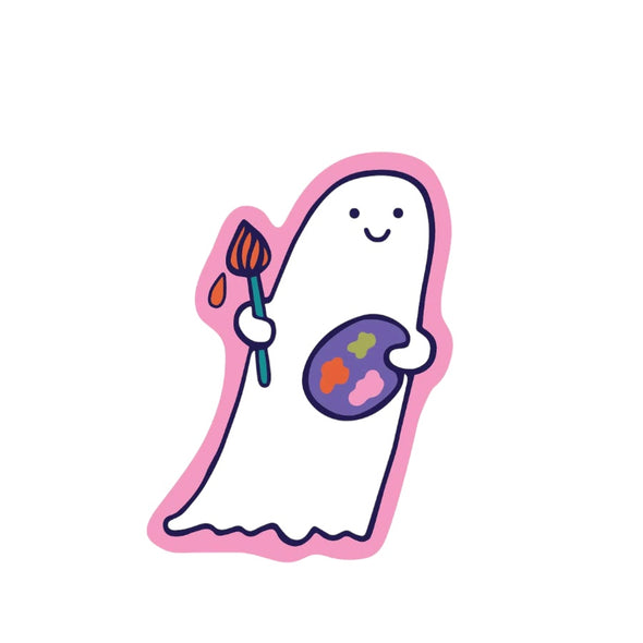 Art Ghost Sticker