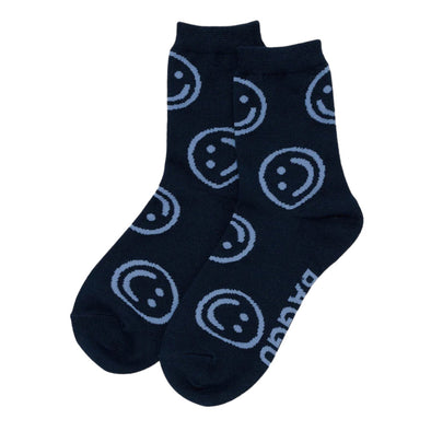 Socks: Navy Happy