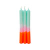 Dip Dye Neon Candle: Spring Sorbet