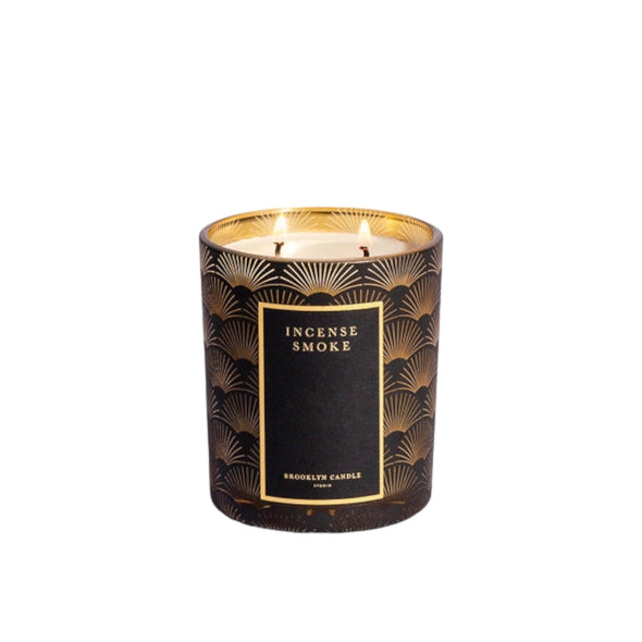 Incense Smoke Black Tie Holiday Candle