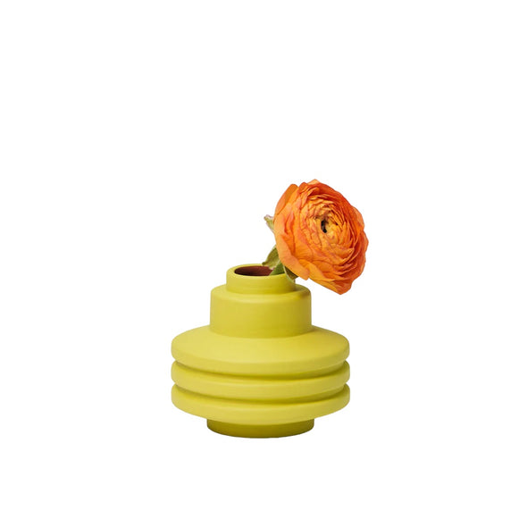 Strata Vase: Chartreuse