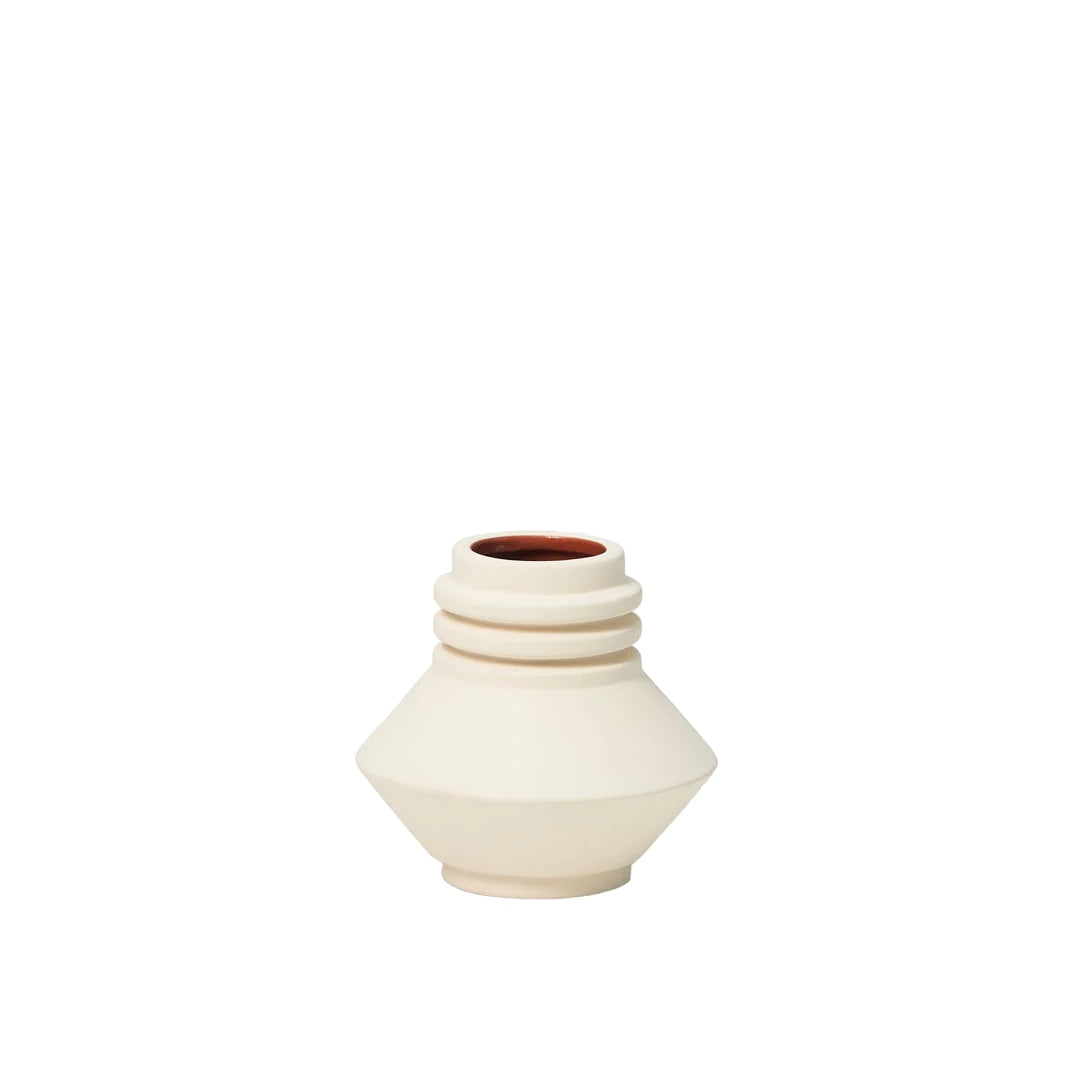 Strata Vase in cream