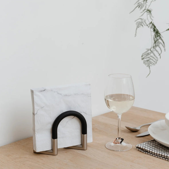 Swivel Napkin Holder: Nickel