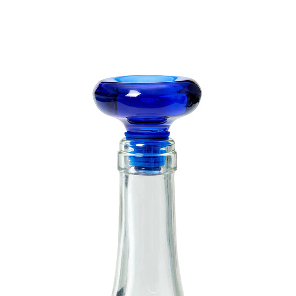 Hobknob Bottle Stopper: Blue