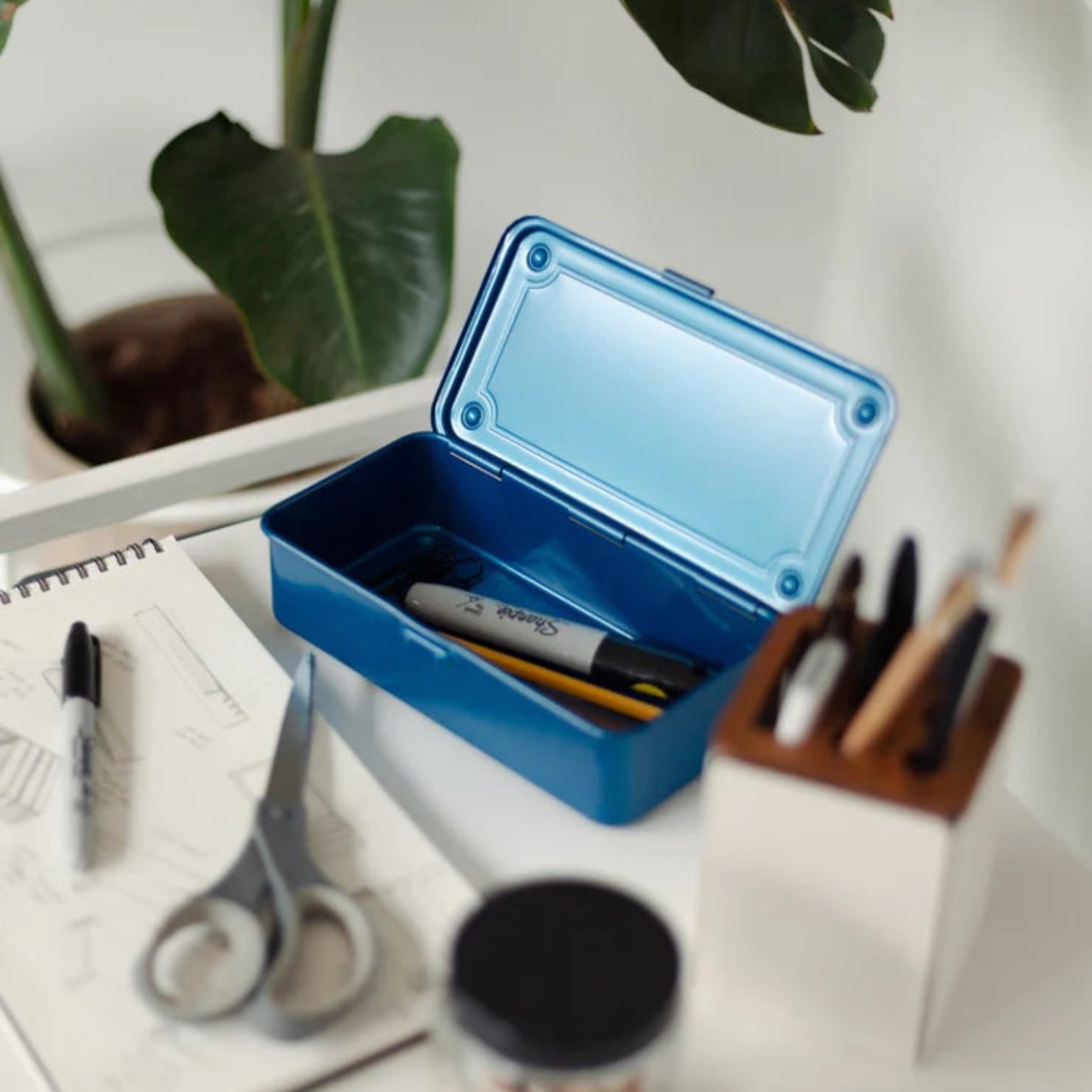 Toyo Steel Stackable Storage Box: Blue – ICA Retail Store