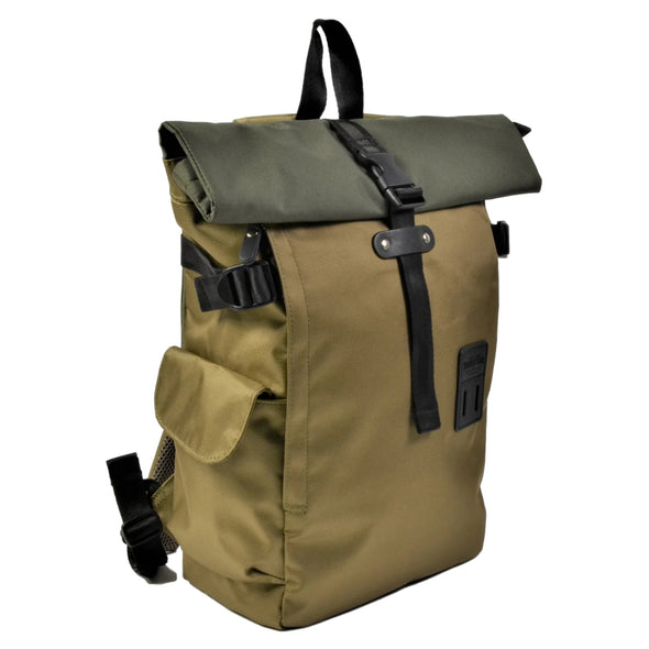Two-Tone Rolltop Backpack | Desert Olive