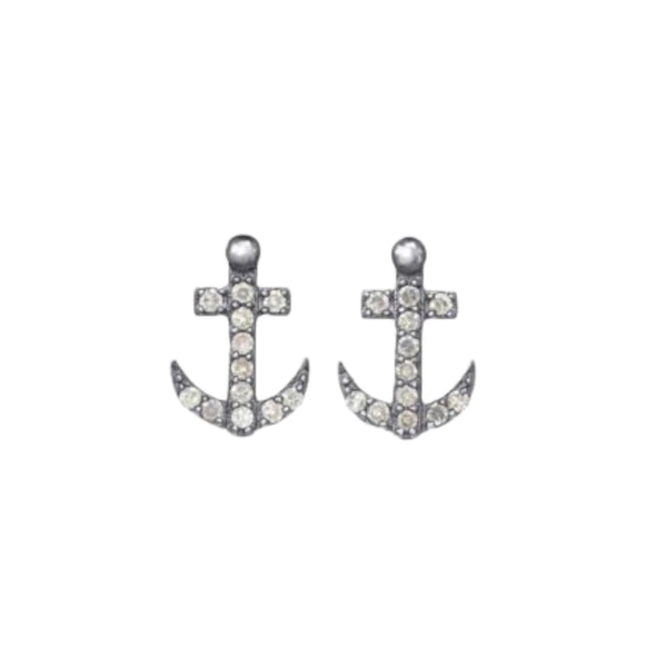 Earrings: Diamond Anchor