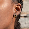 Cowrie Earrings: Gold