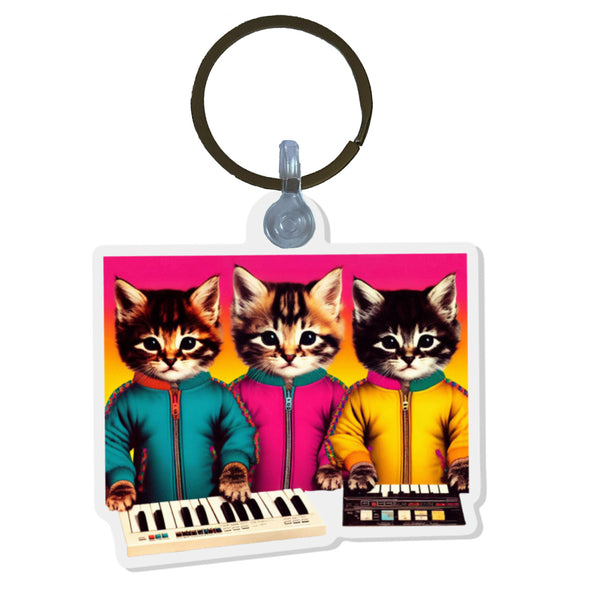 Keychain: Keyboard Kitties