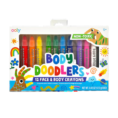 Body Doodlers - Face & Body Crayons - Set of 12