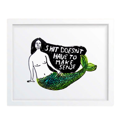 Print: Watercolor Mermaid
