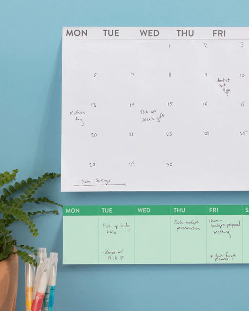 Sticky Weekly Planner: Green