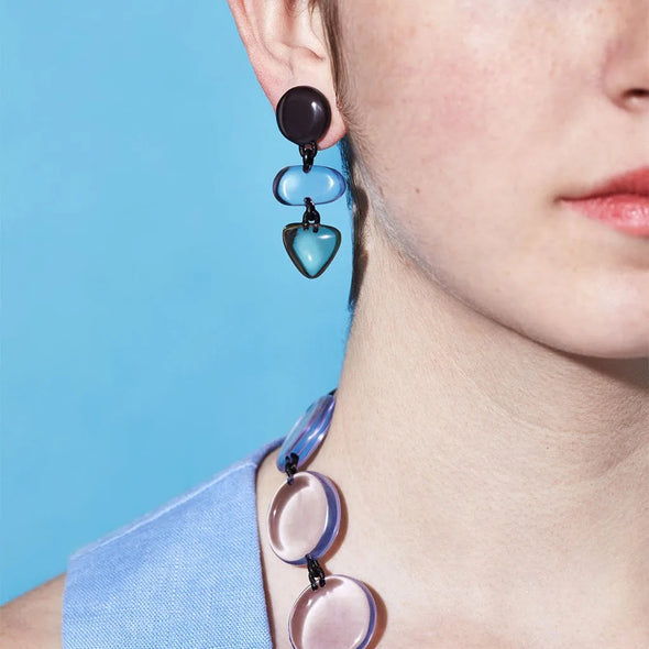Earrings: Petra Dangle Cristal