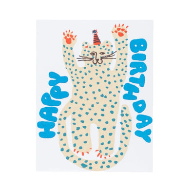 Card: Party Cheetah Birthday