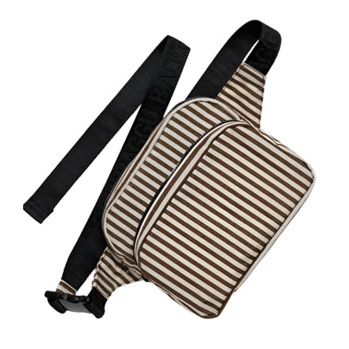 Fanny Pack: Brown Stripe