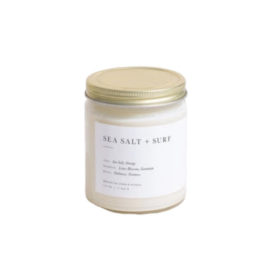 Sea Salt +Surf Minimalist Candle