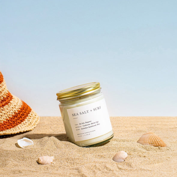 Sea Salt +Surf Minimalist Candle