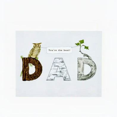 Card: Dad Whooooo