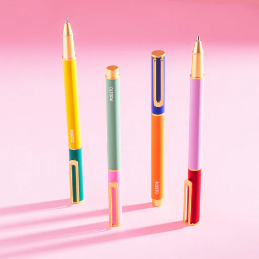 Colorblock Cap Pens