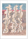 Postcard: George Morrison, Three Surrealist Forms, Automatic