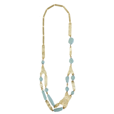 Necklace: Primitive Pearls Mint