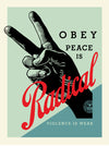Shepard Fairey Offset Lithograph: Radical Peace