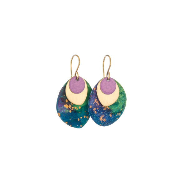 Earrings: Rocks | Galaxy