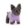 Sweater French Bulldog: Purple