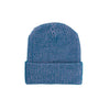 Rib Knit Beanie: Teal Lilac