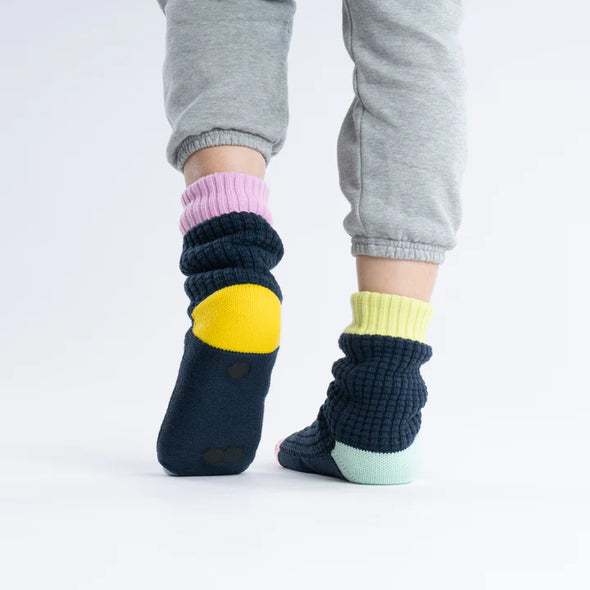 Spot House Socks: Navy