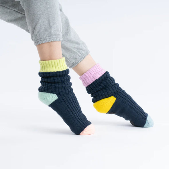 Spot House Socks: Navy
