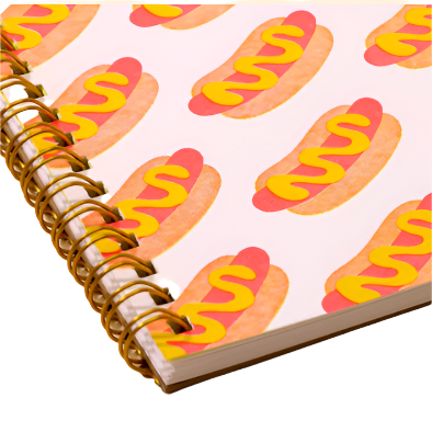 Notebook: Hot Dogs