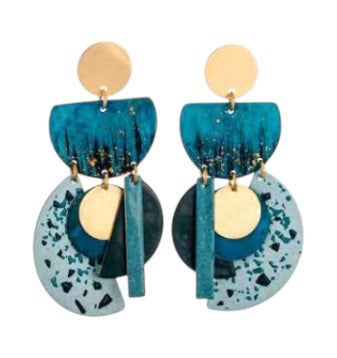 Earrings: Good Fortune | Blue