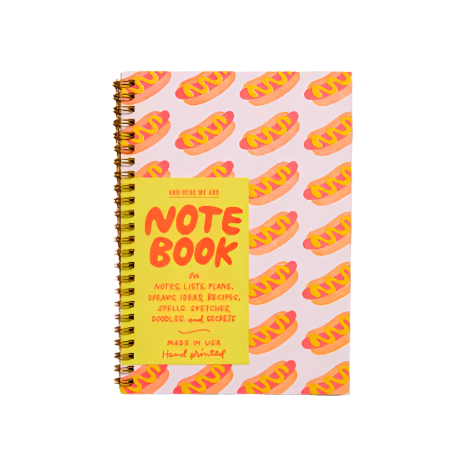 Notebook: Hot Dogs