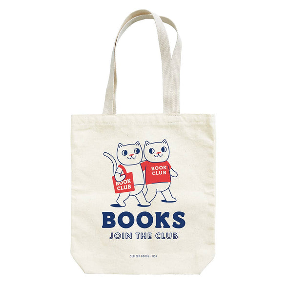 Tote: Book Club Cats
