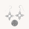 Enchantment: Silver Zia Dangle Earrings