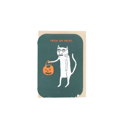 Card: Trick or Treat Costume Cat