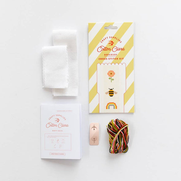 Cross Stitch Bookmark Kit: Nature Rainbow