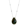 Necklace: Labradorite on Beaded Chain