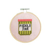 Cross Stitch Kit: Pickle Jar