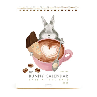 Bunny Calendar 2026: Hare at the Café