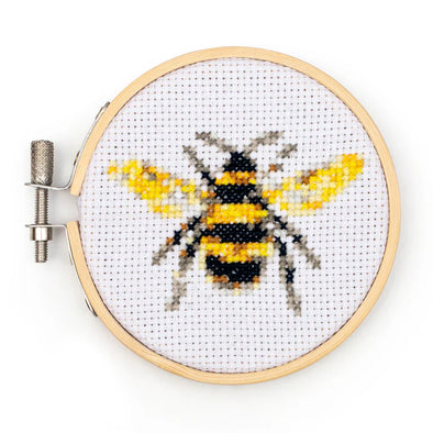 Mini Cross Stitch Kit: Bee