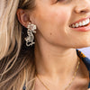 Earrings: Bianca Tiger Brass