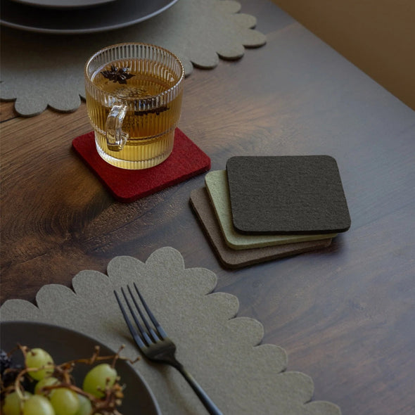 Felt Coasters: Bonfire