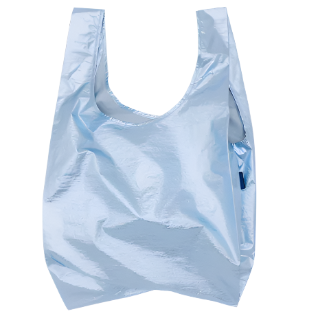 Baggu: Metallic Light Blue