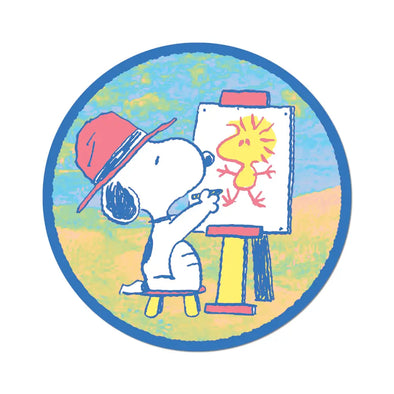 Sticker: Painting Snoopy