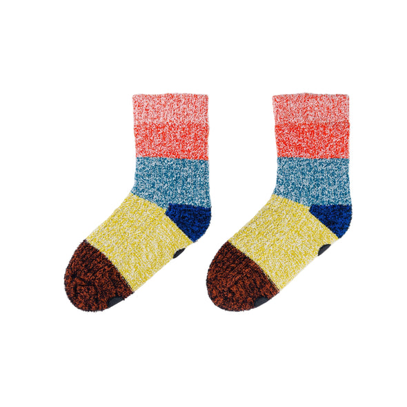 Color Band House Socks: Poppy Teal